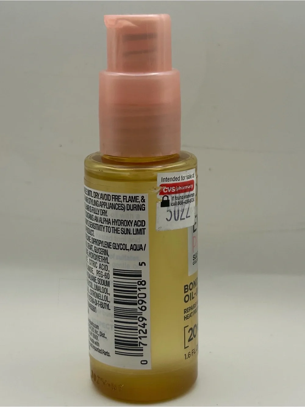 L'Oreal Paris EverPure Bond Repair+ Oil-in-Serum Heat Protectant 1.6 Fl Oz